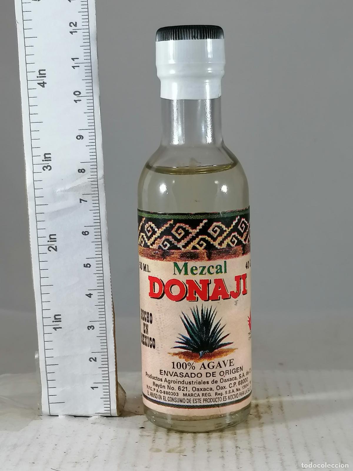 Coleccionismo de vinos y licores: BOTELLITA BOTELLIN MEZCAL DONAJI OAXACA
