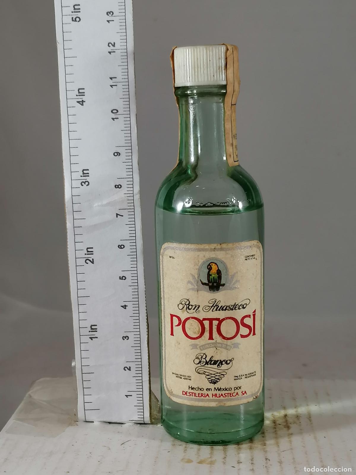 Colecionismo de vinhos e licores: BOTELLITA BOTELLIN RON HUASTECO POTOSI MEXICO DESTILERIA HUASTECA