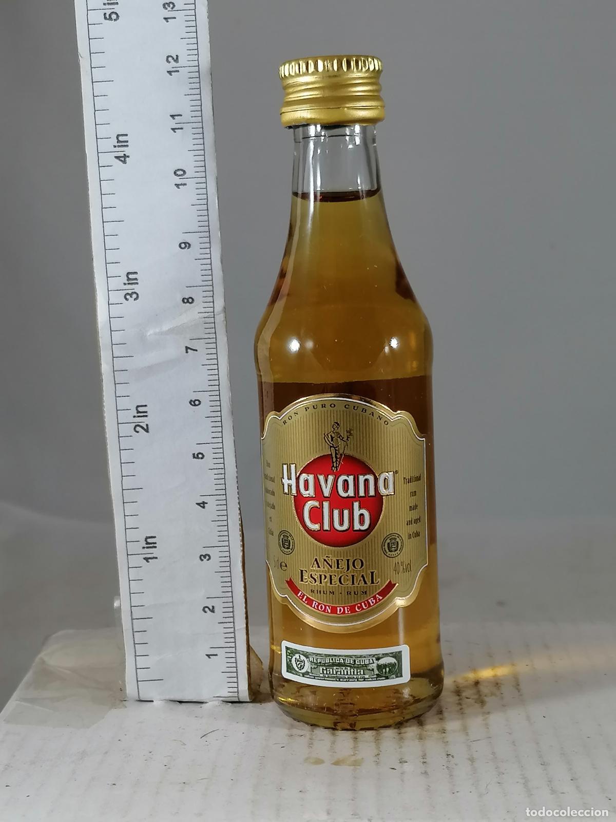 Sammlung von Weinen und Lik&ouml;ren: BOTELLITA BOTELLIN RON A&Ntilde;EJO ESPECIAL HAVANA CLUB PERNOD RICARD EUROPE FRANCE