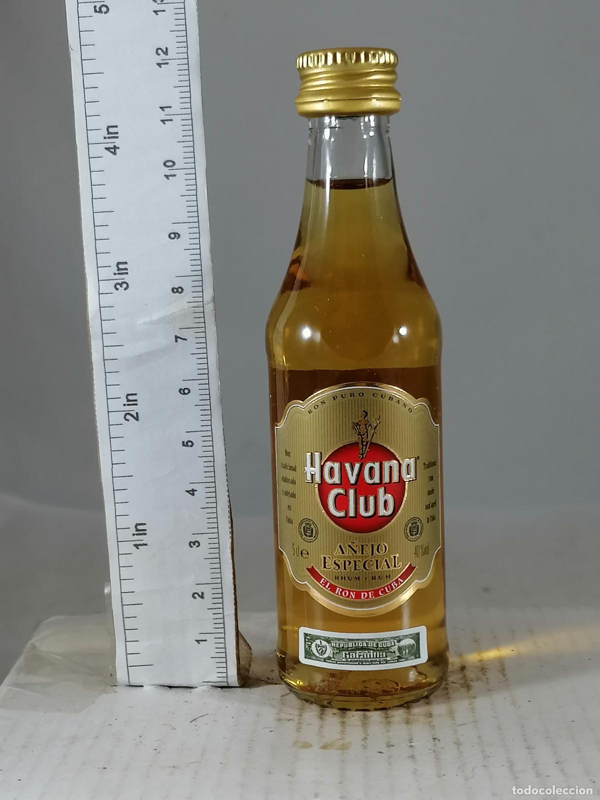 Sammlung von Weinen und Lik&ouml;ren: BOTELLITA BOTELLIN RON A&Ntilde;EJO ESPECIAL HAVANA CLUB PERNOD RICARD EUROPE FRANCE