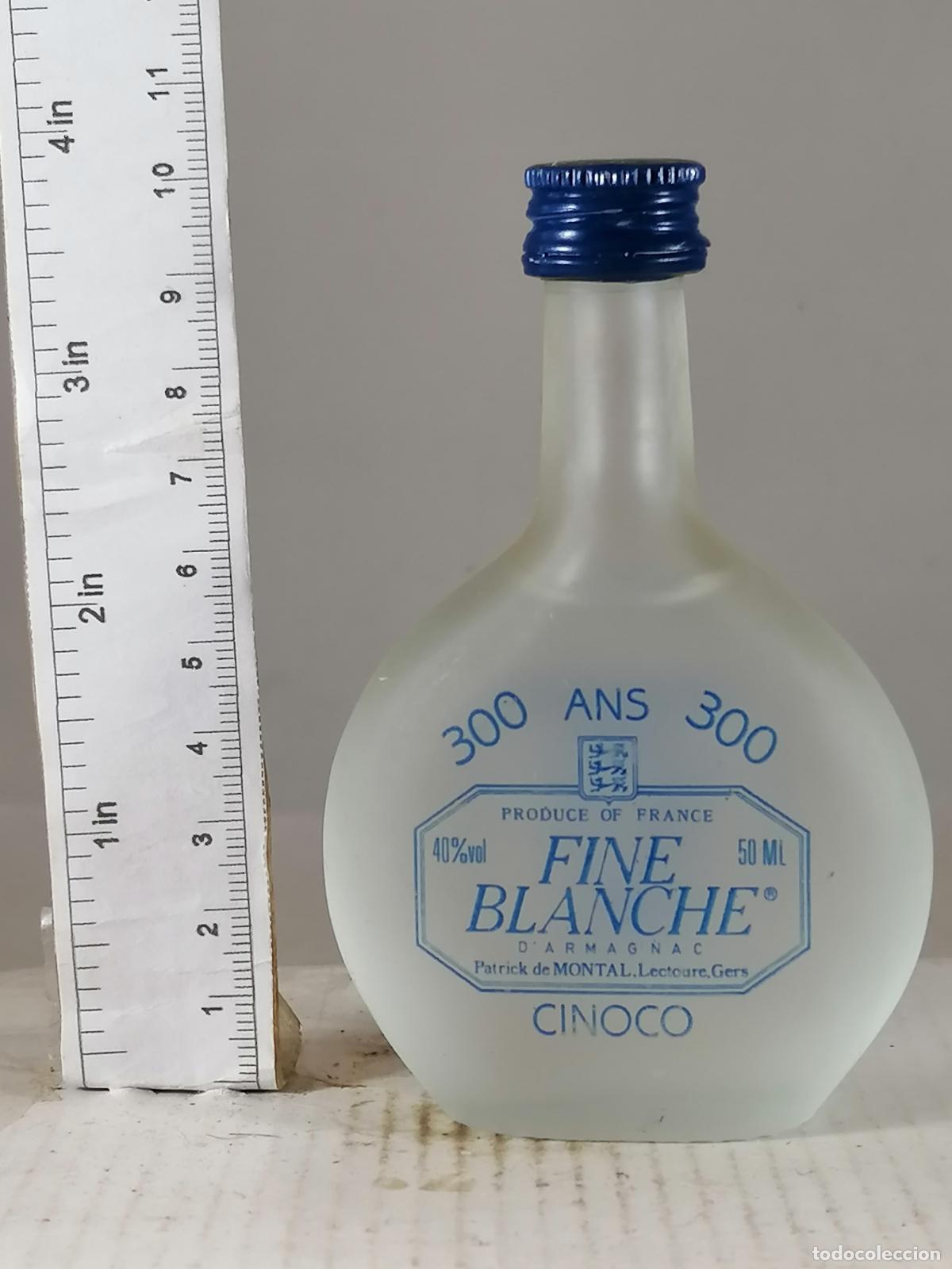 Sammlung von Weinen und Lik&ouml;ren: BOTELLITA BOTELLIN FINE BLANCHE 300 ANS ARMAGNAC PATRICK DE MONTAL GERS CINZANO BARCELONA
