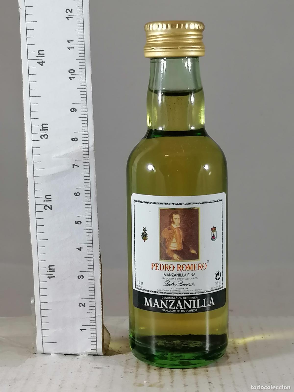 Sammlung von Weinen und Lik&ouml;ren: BOTELLITA BOTELLIN MANZANILLA FINA PEDRO ROMERO SANLUCAR DE BARRAMEDA