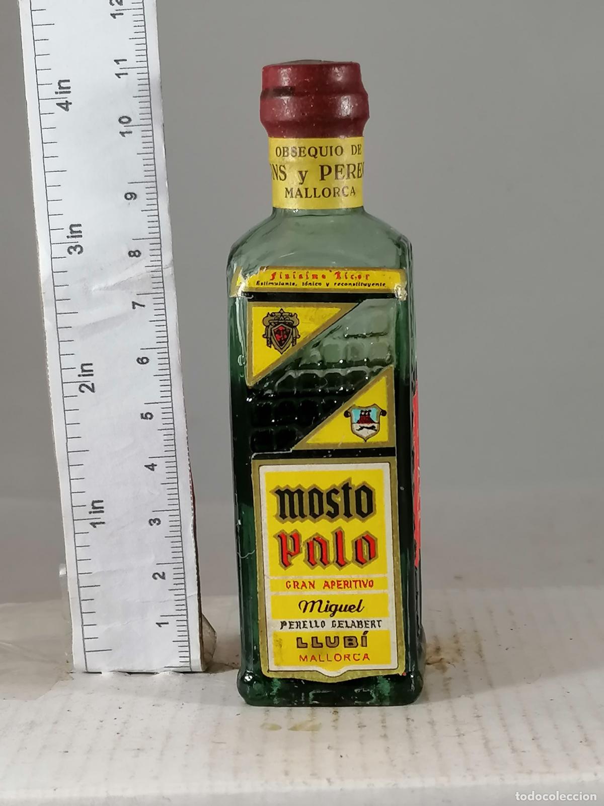 Collezionismo di vini e liquori: BOTELLITA BOTELLIN MOSTO PALO MIGUEL PERELLO GELABERT LLUBI MALORCA OBSEQUIO