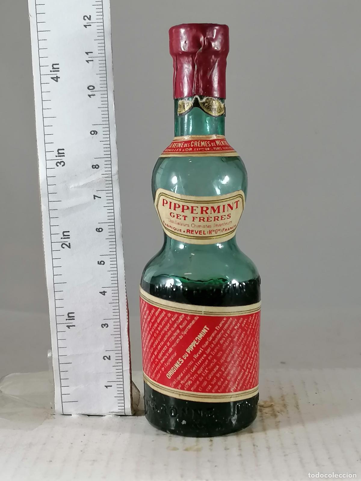 Sammlung von Weinen und Lik&ouml;ren: BOTELLITA BOTELLIN PIPPERMINT GET FRERES REVEL FRANCIA