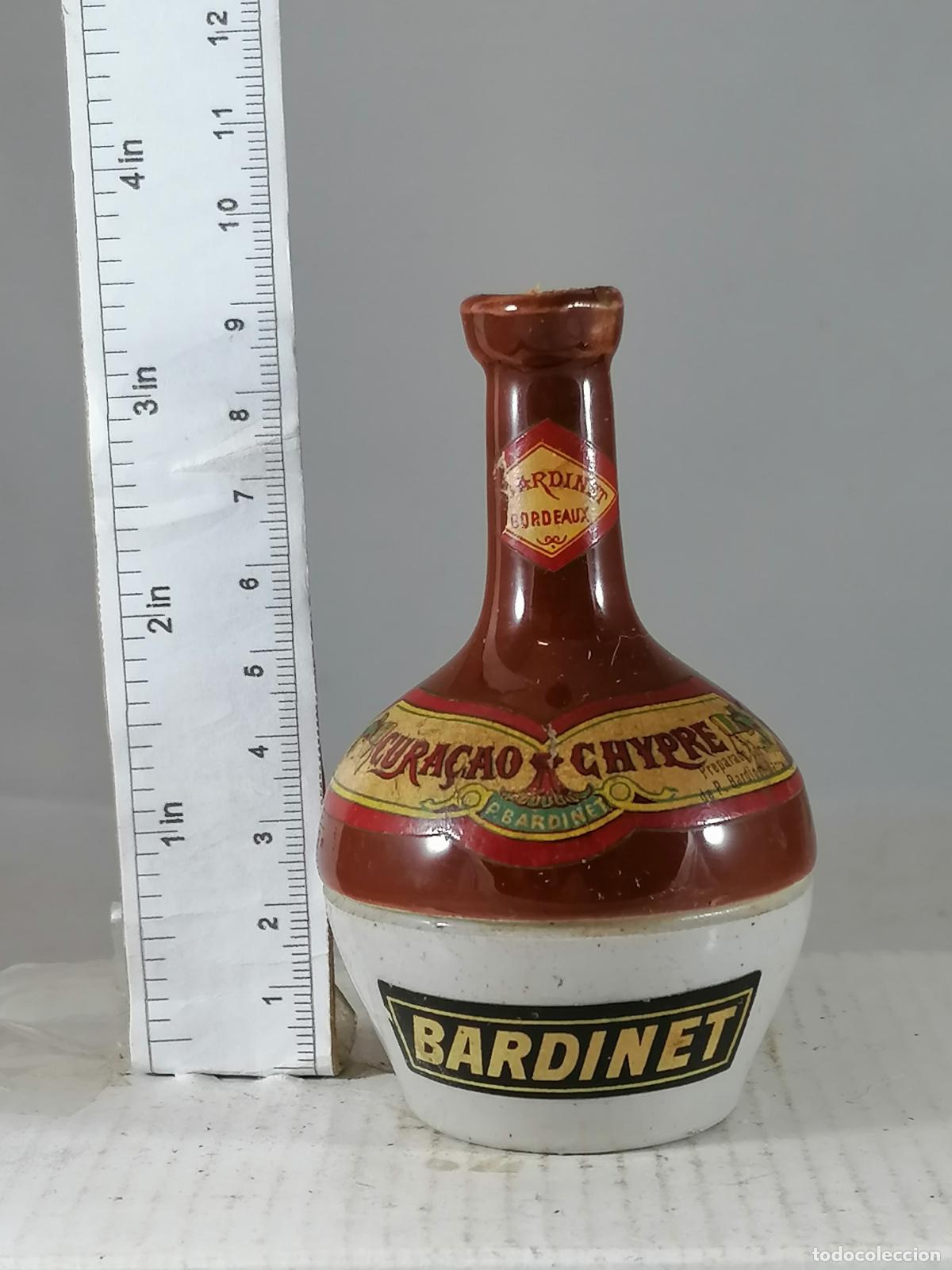 Collectionnisme de vins et liqueurs: BOTELLITA BOTELLIN CURACAO CHYPRE BARDINET HIJOS P BARDINET BARCELONA
