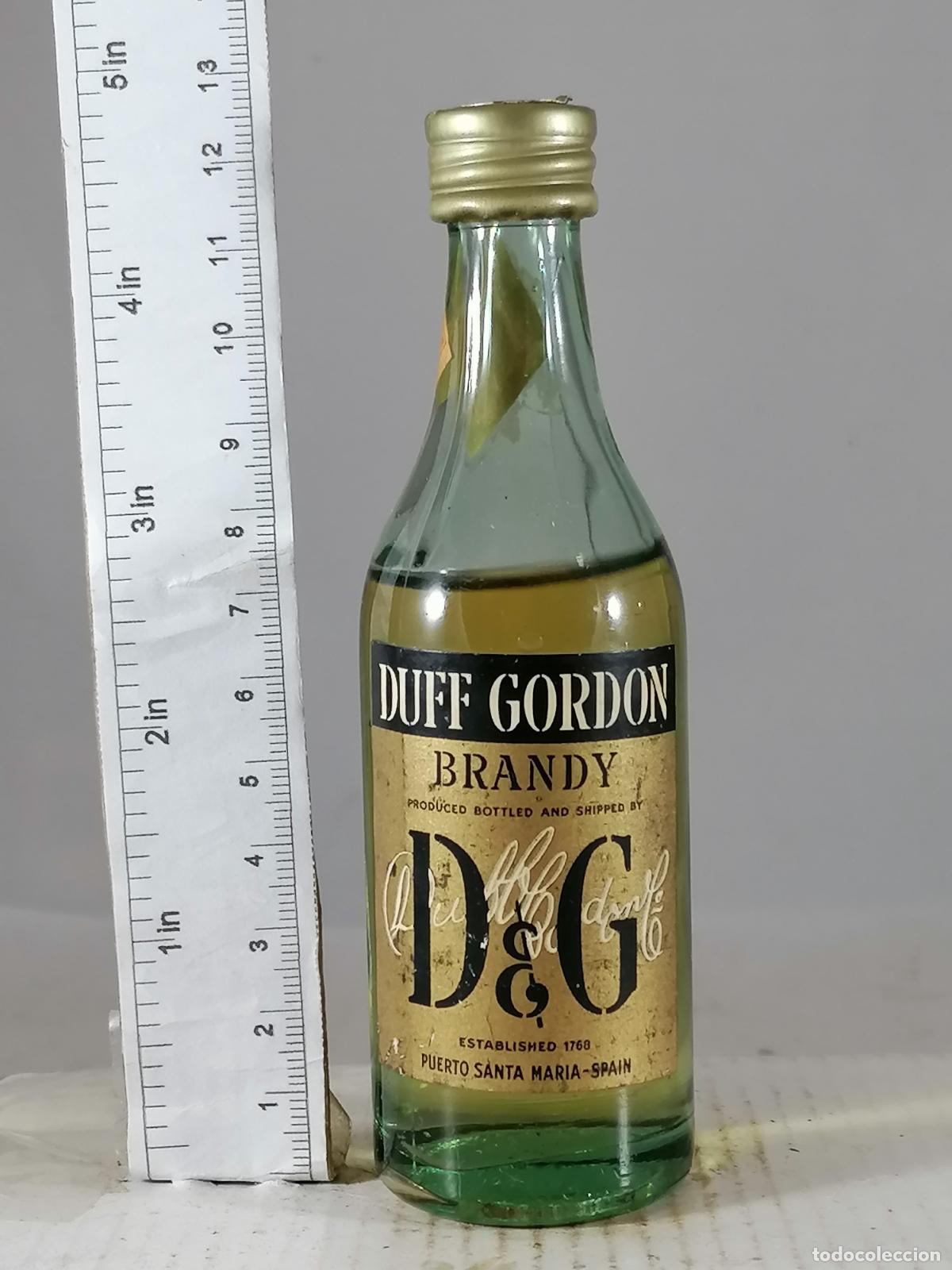 Coleccionismo de vinos y licores: BOTELLITA BOTELLIN BRANDY DUFF GORDON PUERTO DE SANTA MARIA