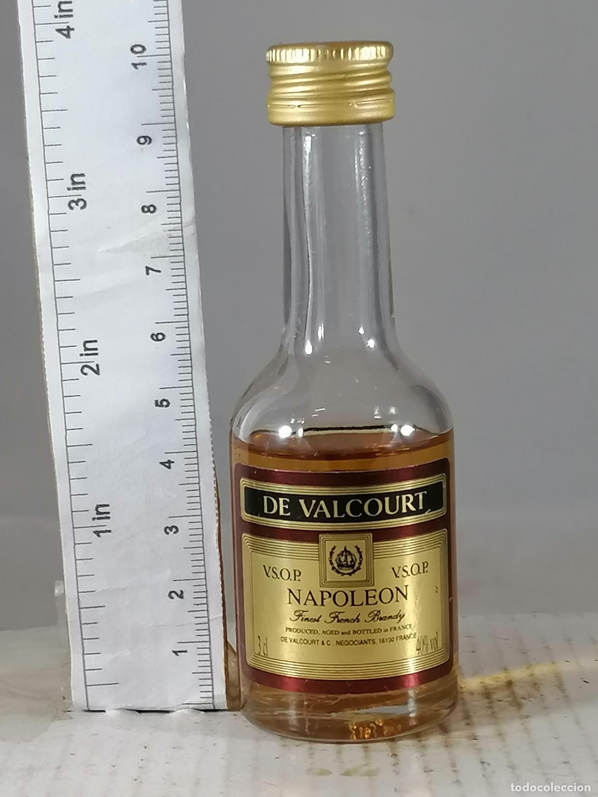 Coleccionismo de vinos y licores: BOTELLITA BOTELLIN BRANDY NAPOLEON VSOP DE VALCOURT FRANCIA SACCONE SPEED