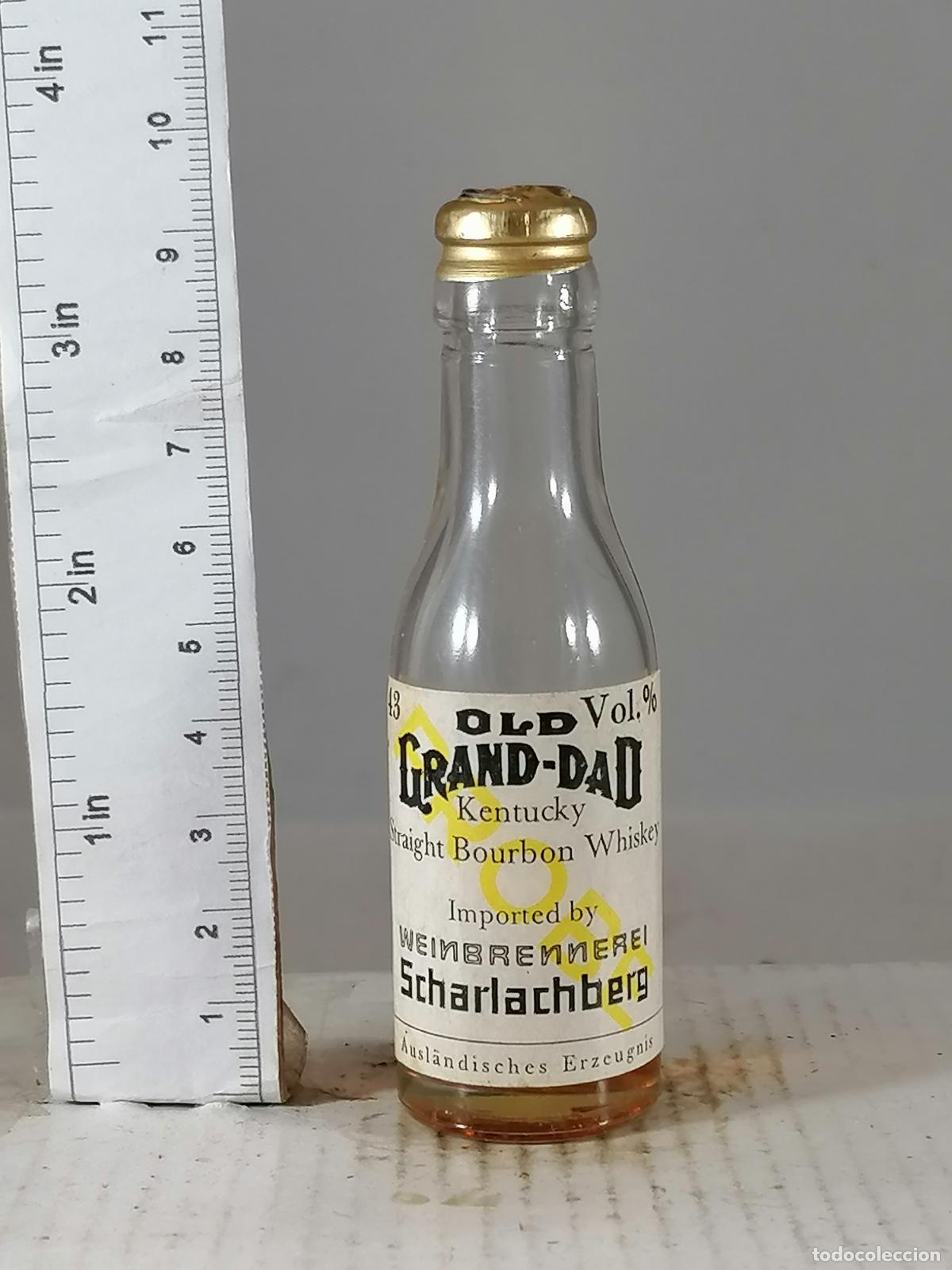 Collezionismo di vini e liquori: BOTELLITA BOTELLIN WHISKEY OLD GRAND DAD KENTUCKY IMPORTED WEINBRENNEREI SCHARLACHBERG