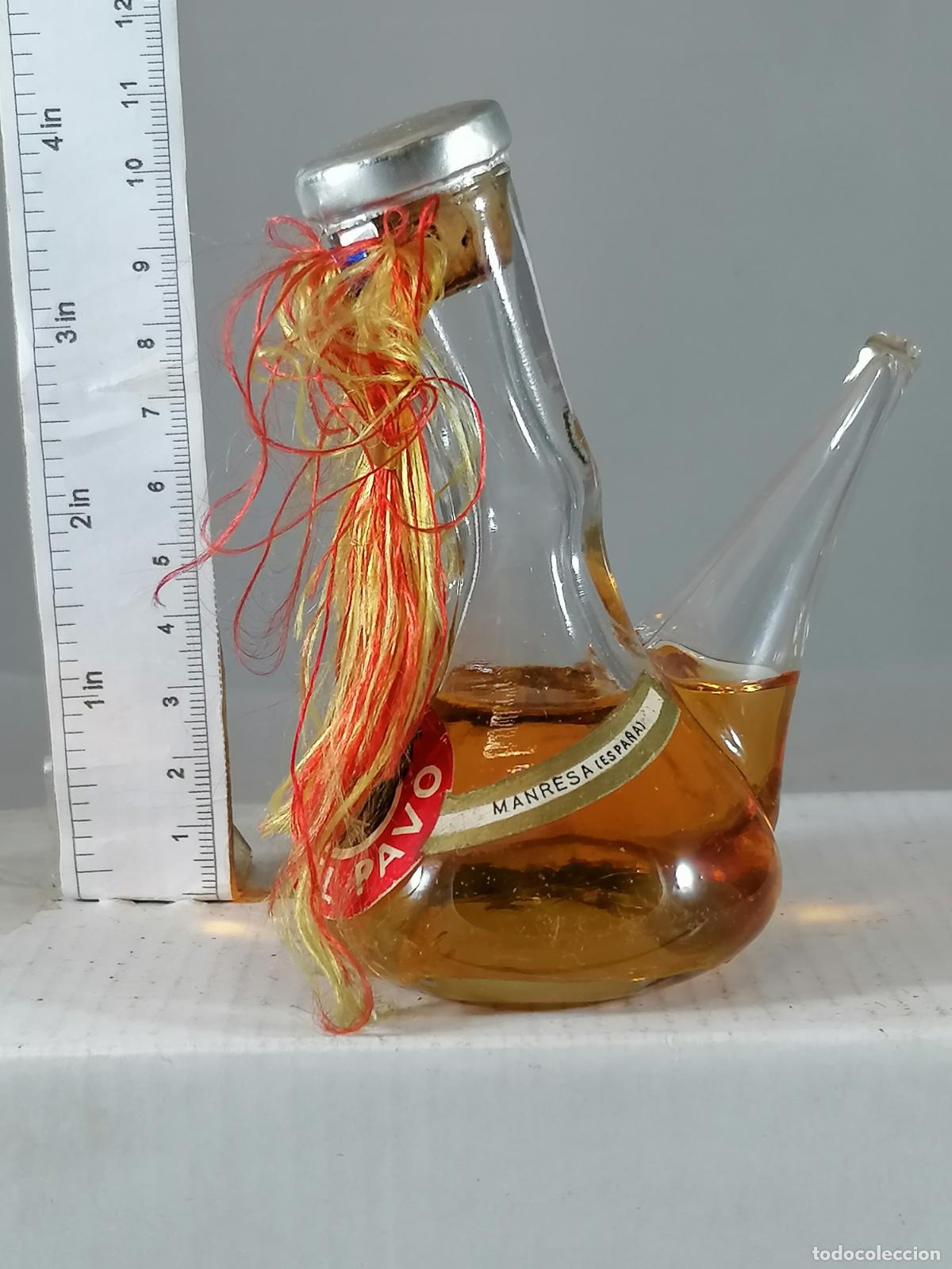 Colecionismo de vinhos e licores: BOTELLITA BOTELLIN CURACAO EL PAVO MANRESA SELGA TORRAS PORRON