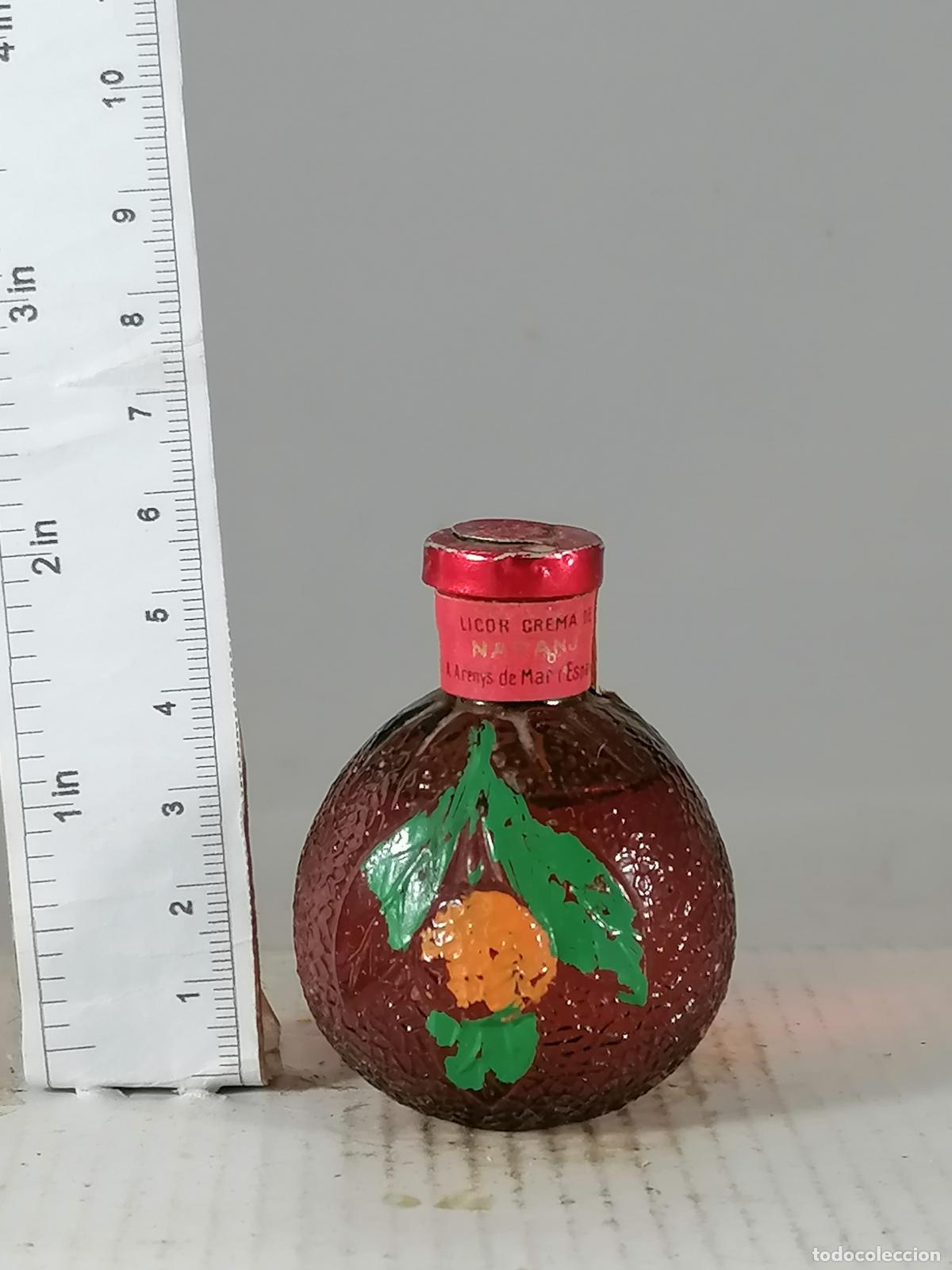 Sammlung von Weinen und Lik&ouml;ren: BOTELLITA BOTELLIN NARANJA DESTILERIAS MOLLFULLEDA ARENYS DE MAR