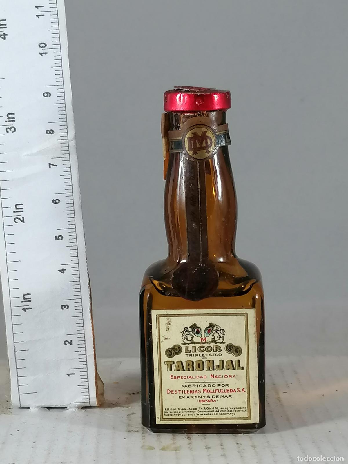 Coleccionismo de vinos y licores: BOTELLITA BOTELLIN LICOR TARONJAL DESTILERIAS MOLLFULLEDA ARENYS DE MAR
