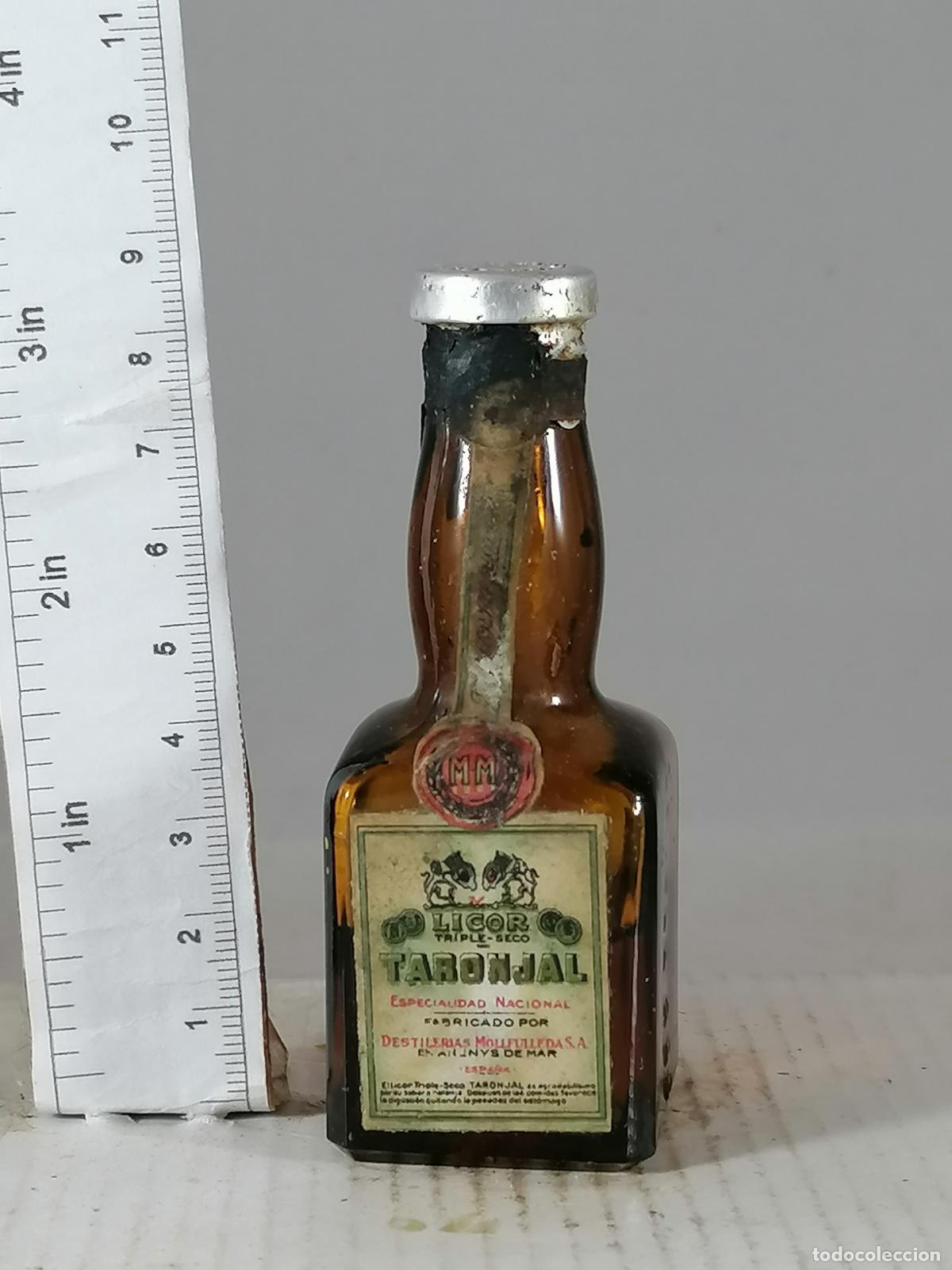 Coleccionismo de vinos y licores: BOTELLITA BOTELLIN LICOR TARONJAL DESTILERIAS MOLLFULLEDA ARENYS DE MAR