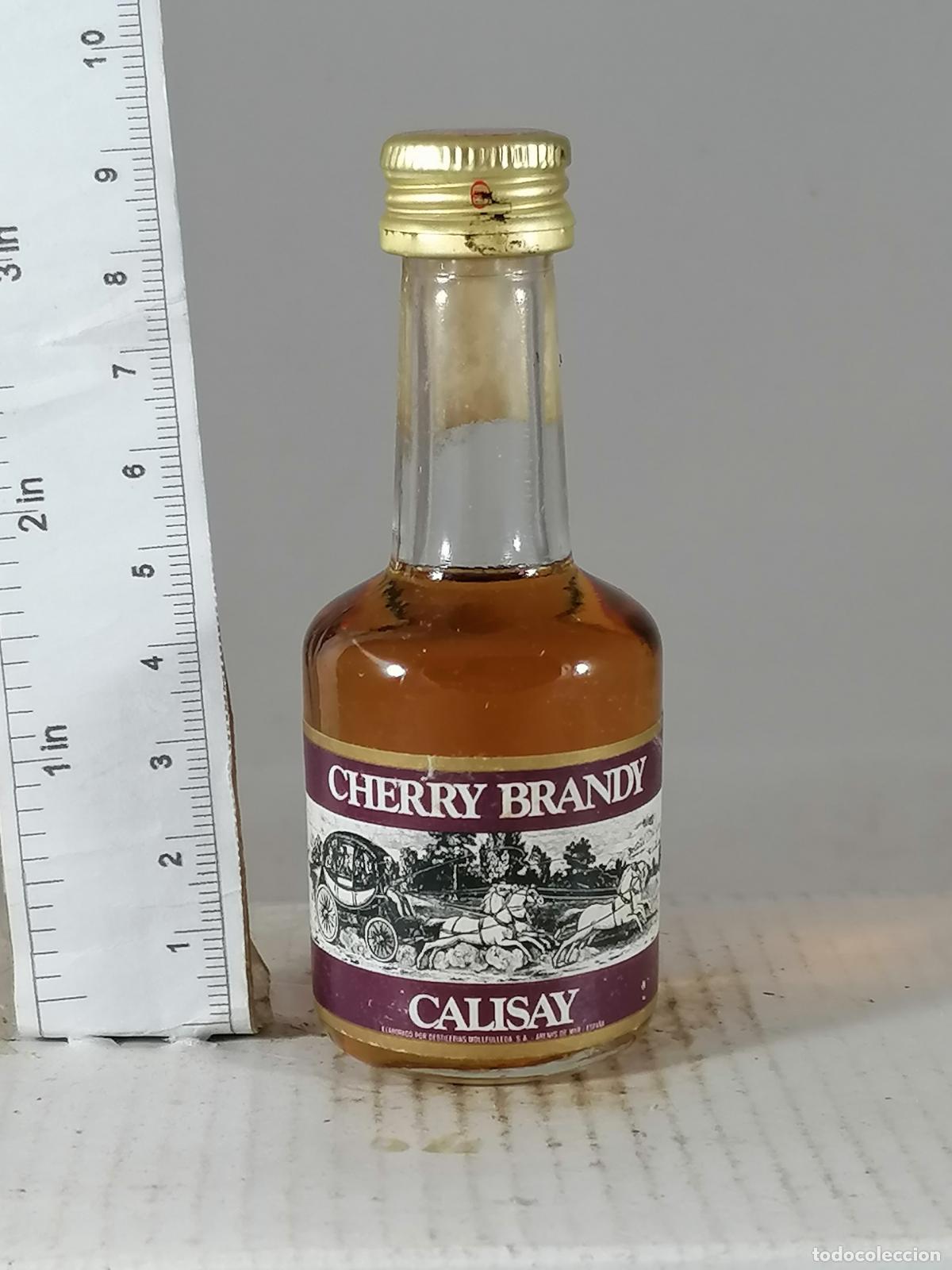Coleccionismo de vinos y licores: BOTELLITA BOTELLIN CHERRY BRANDY DESTILERIAS MOLLFULLEDA ARENYS DE MAR