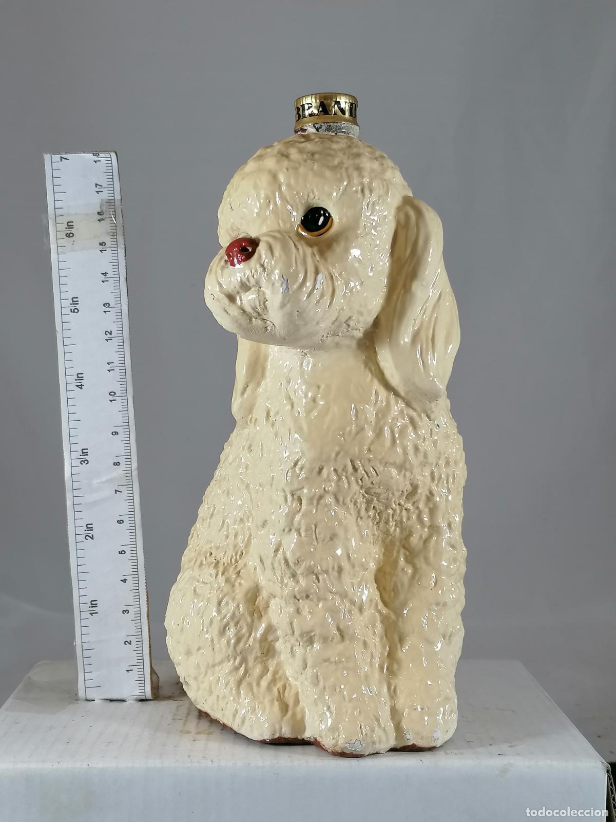 Coleccionismo de vinos y licores: BOTELLITA BOTELLIN BRANDY MARYLIN CAMPENY FORMA DE PERRO