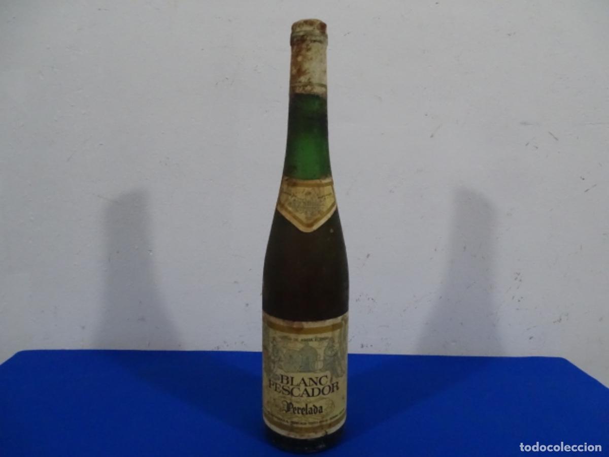 Collectionnisme de vins et liqueurs: VINO BLANC PESCADOR PERELADA. BODEGAS COSTA BRAVA, AMPURDA.