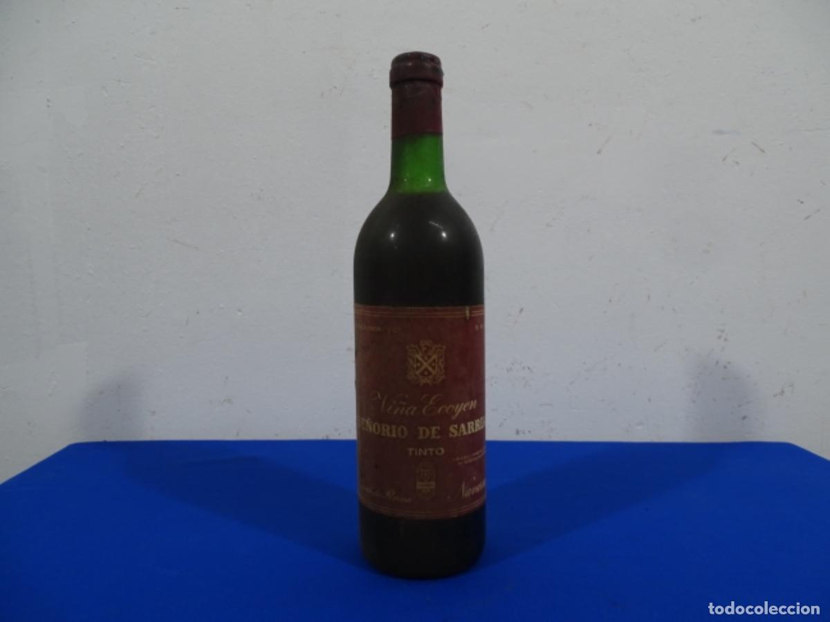 Colecionismo de vinhos e licores: VINO SE&Ntilde;ORIO DE SARRIA. VI&Ntilde;A ECOYEN. PUENTE LA REINA, NAVARRA.