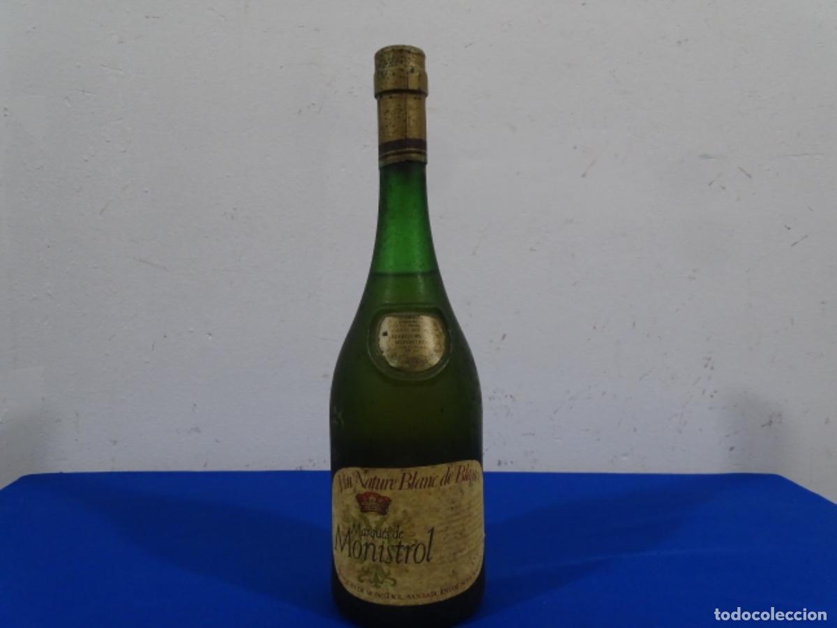 Collectionnisme de vins et liqueurs: VINO MARQUES DE MONISTROL. VIN NATURE BLANC.