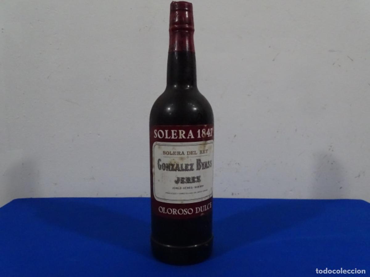 Collectionnisme de vins et liqueurs: VINO SOLERA DEL REY OLOROSO DULCE GONZALEZ BYASS JEREZ.