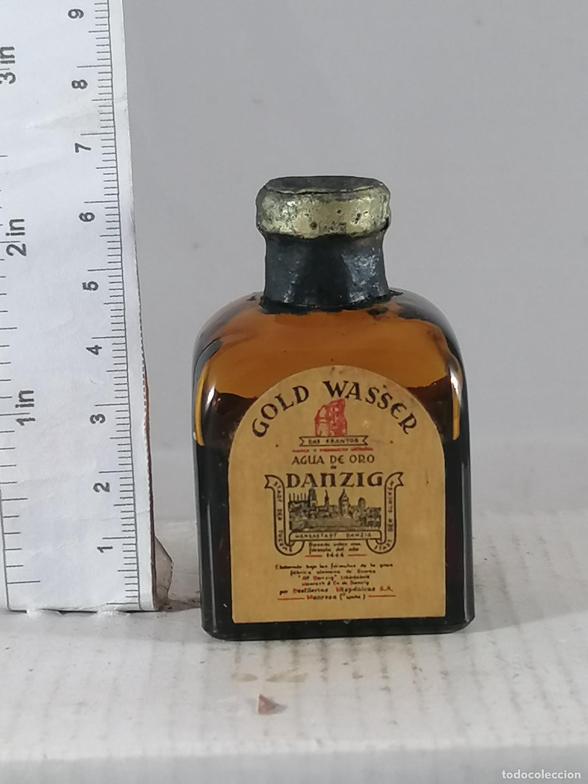 Collectionnisme de vins et liqueurs: BOTELLITA BOTELLIN AGUA DE ORO DANZIG GOLD WASSER