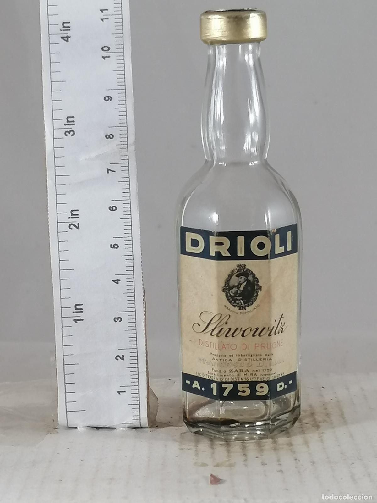 Sammlung von Weinen und Lik&ouml;ren: BOTELLITA BOTELLIN SLIWOUITZ CIRUELA DRIOLI FANCESCO DRIOLI VENEZIA