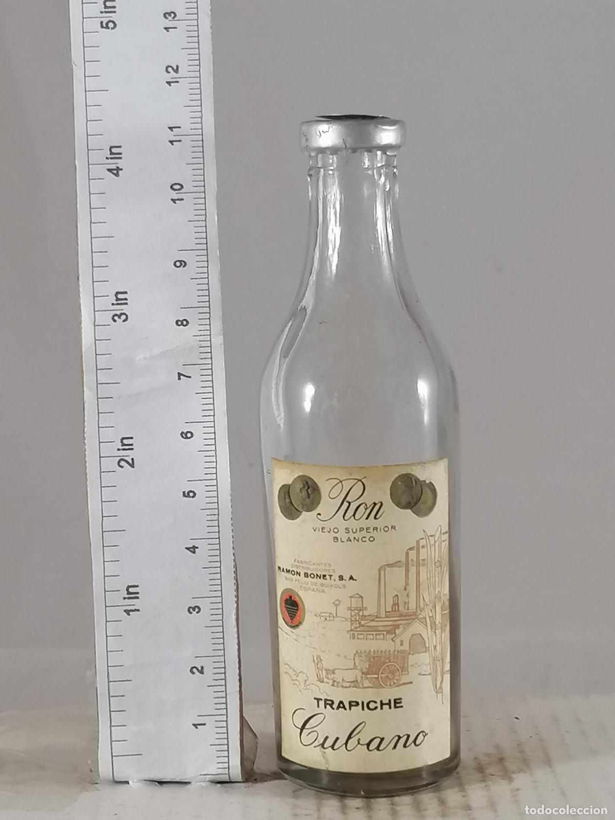 Sammlung von Weinen und Lik&ouml;ren: BOTELLITA BOTELLIN RON TRAPICHE CUBANO RAMONT BONET SANT FELIU