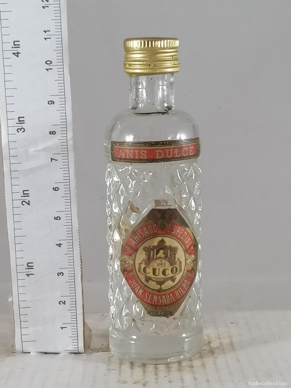 Colecionismo de vinhos e licores: BOTELLITA BOTELLIN ANIS DULCE CUCO JUAN SENSADA RIERA VALENCIA