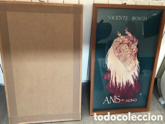 Coleccionismo de vinos y licores: Cuadro de an&iacute;s del mono - Foto 3
