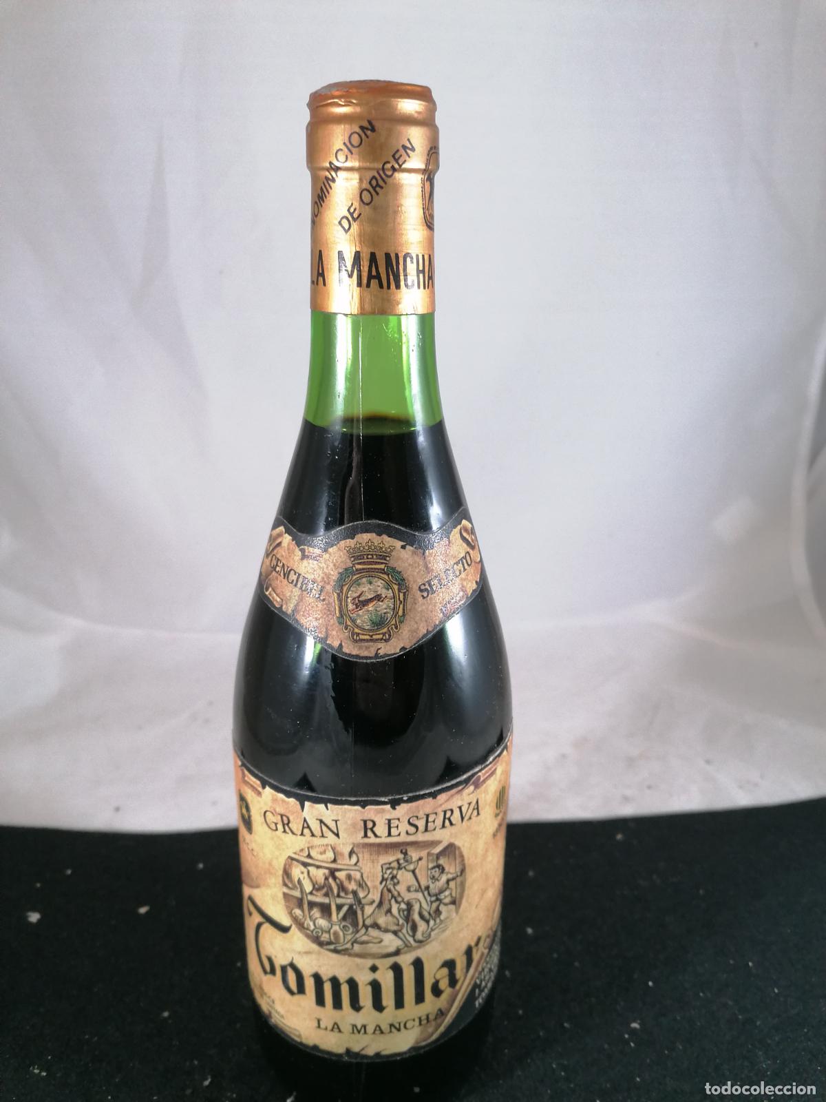 Sammlung von Weinen und Lik&ouml;ren: BOTELLA VINO TINTO RESERVA CENCIBEL TOMILLAR COOPERATIVA VIRGEN DE LAS VI&Ntilde;AS TOMELLOSO