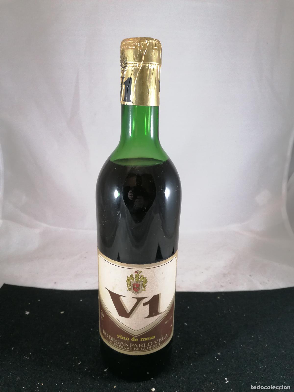 Collection of wines and liquors: BOTELLA VINO DE MESA V1 BODEGAS PABLO VELA QUINTANAR DE LA ORDEN