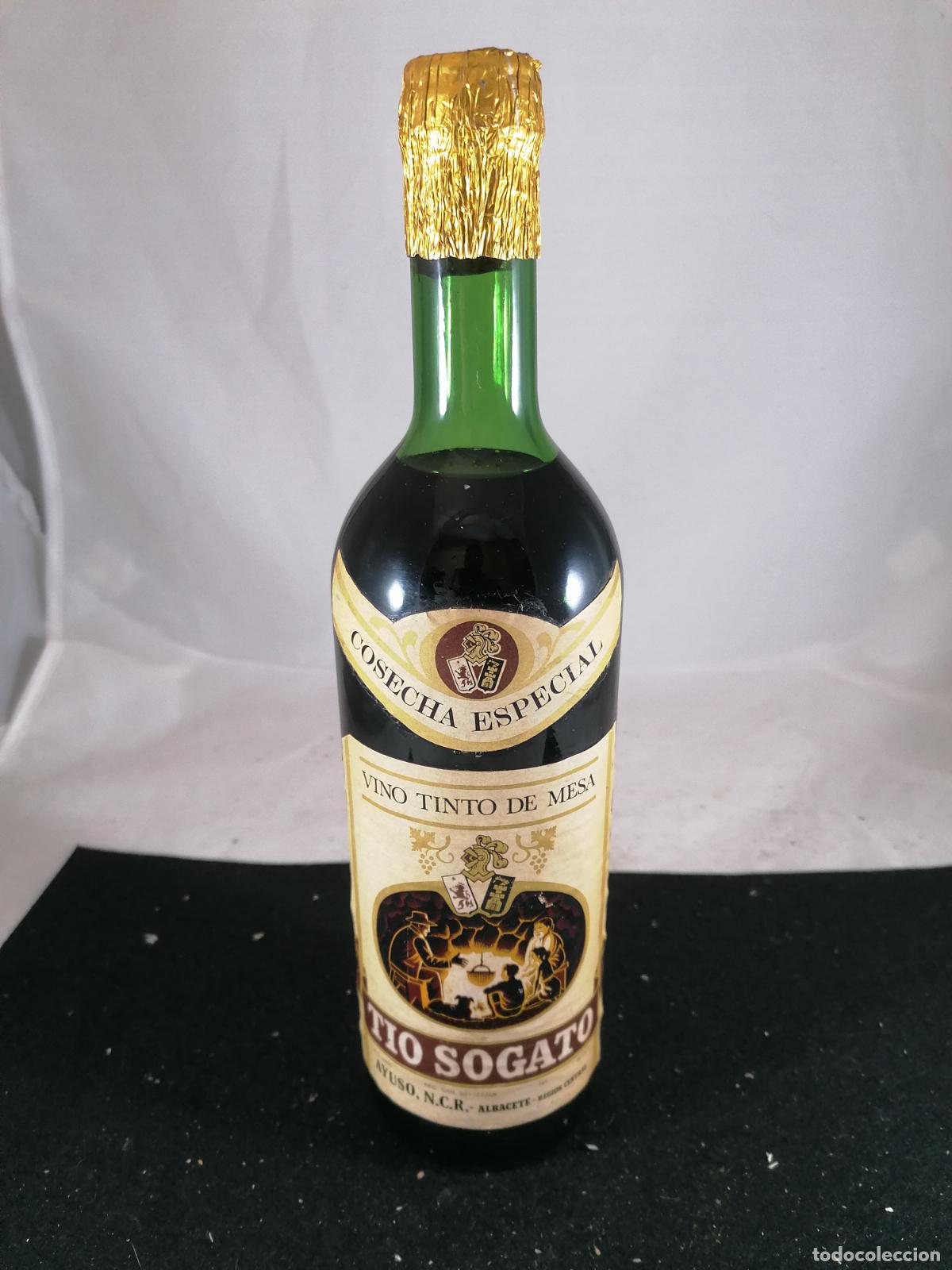 Collezionismo di vini e liquori: BOTELLA VINO TINTO TIO SOGATO BODEGAS AYUSO ALBACETE