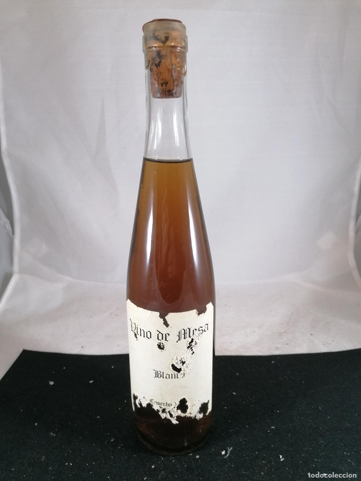 Sammlung von Weinen und Lik&ouml;ren: BOTELLA VINO DE MESA BLANCO A IDENTIFICAR