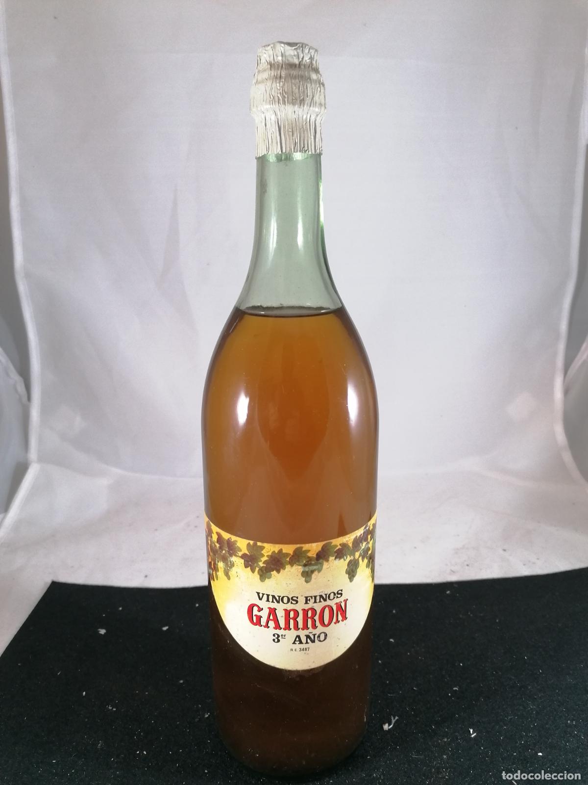 Sammlung von Weinen und Lik&ouml;ren: BOTELLA VINO FINO 3er A&Ntilde;O GARRON LOS YEBENES LA MANCHA