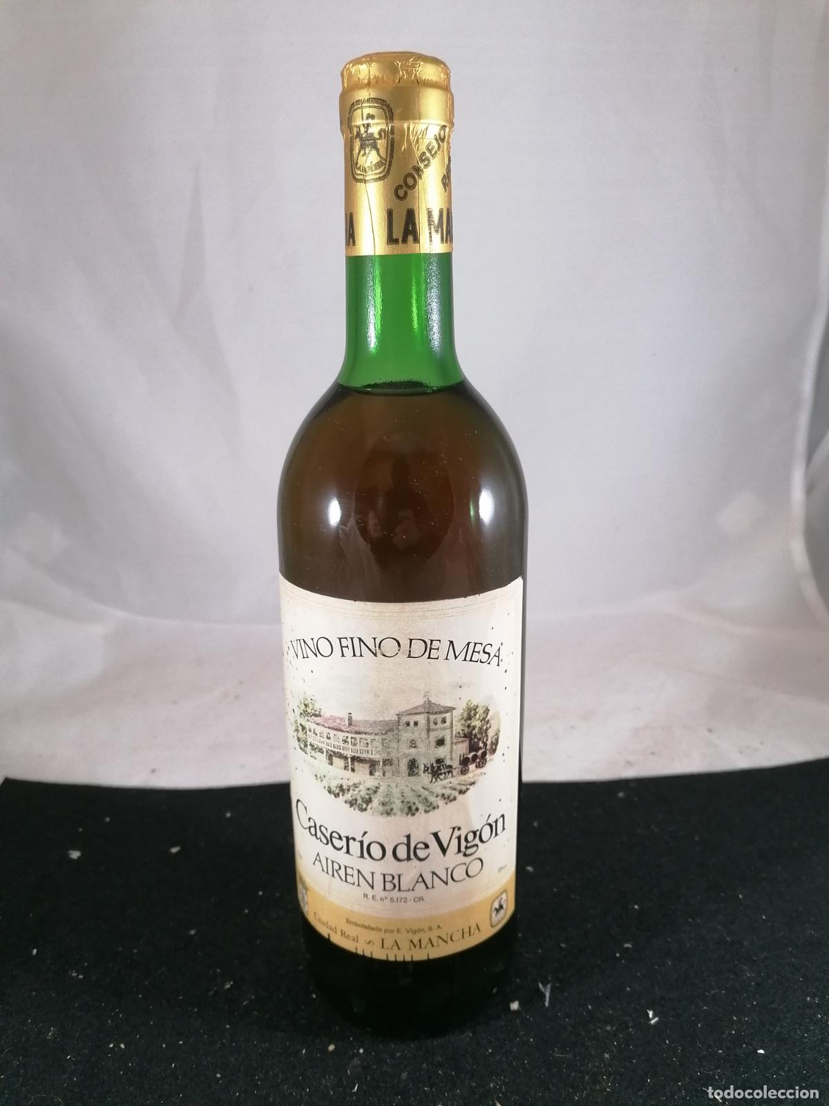 Sammlung von Weinen und Lik&ouml;ren: BOTELLA VINO FINO DE MESA CASERIO DE VIGON AIREN BLANCO LA MANCHA