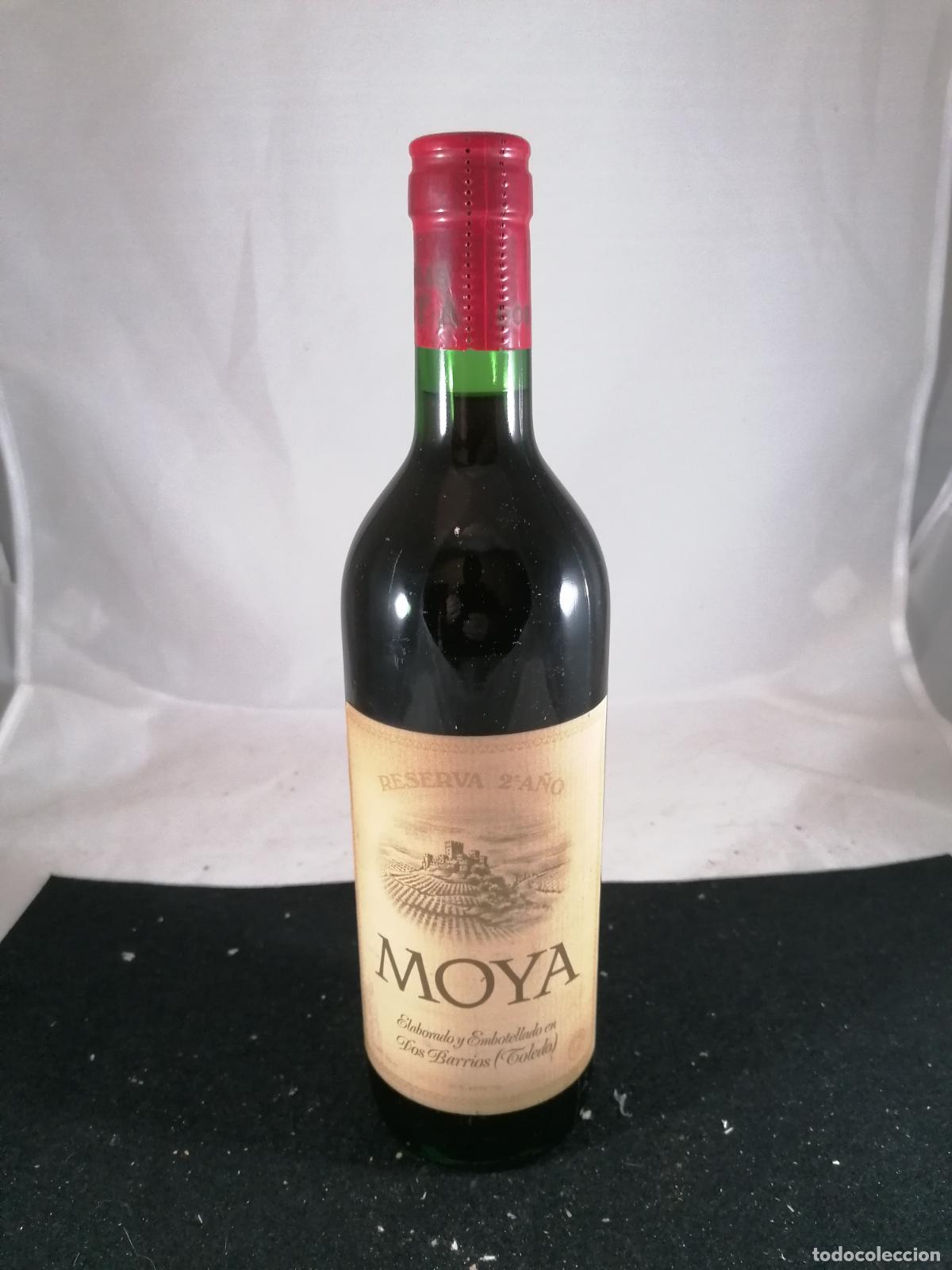 Sammlung von Weinen und Lik&ouml;ren: BOTELLA VINO RESERVA 2&ordm; A&Ntilde;O MOYA DOS BARRIOS TOLEDO