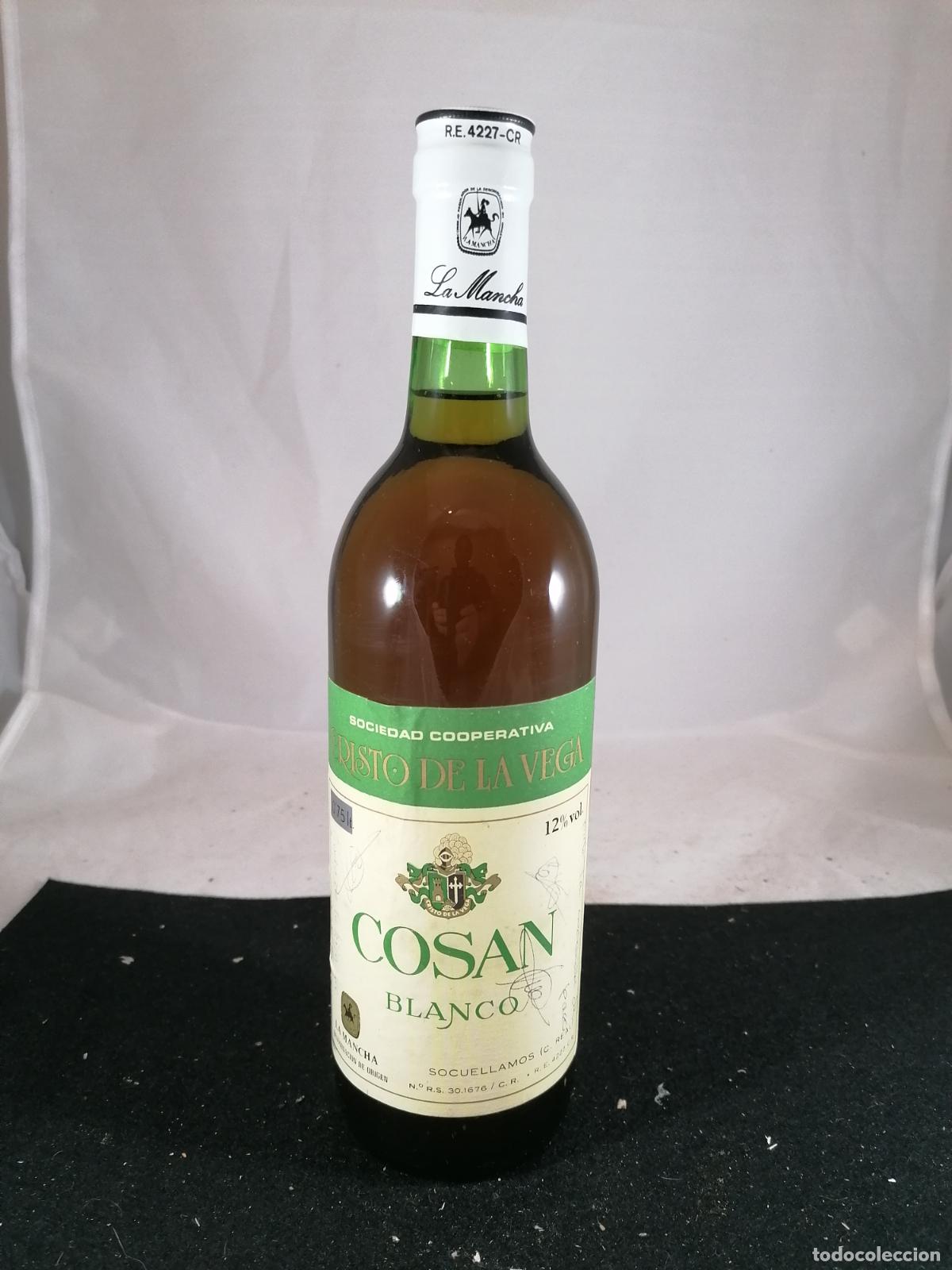 Sammlung von Weinen und Lik&ouml;ren: BOTELLA VINO BLANCO COSAN CRISTO DE LA VEGA SOCUELLAMOS LA MANCHA
