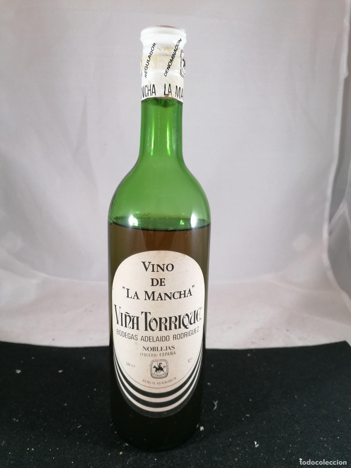 Collectionnisme de vins et liqueurs: BOTELLA VINO LA MANCHA VI&Ntilde;A TORRIQUE BODEGAS ADELAIDO RODRIGUEZ NOBLEJAS TOLEDO LA MANCHA