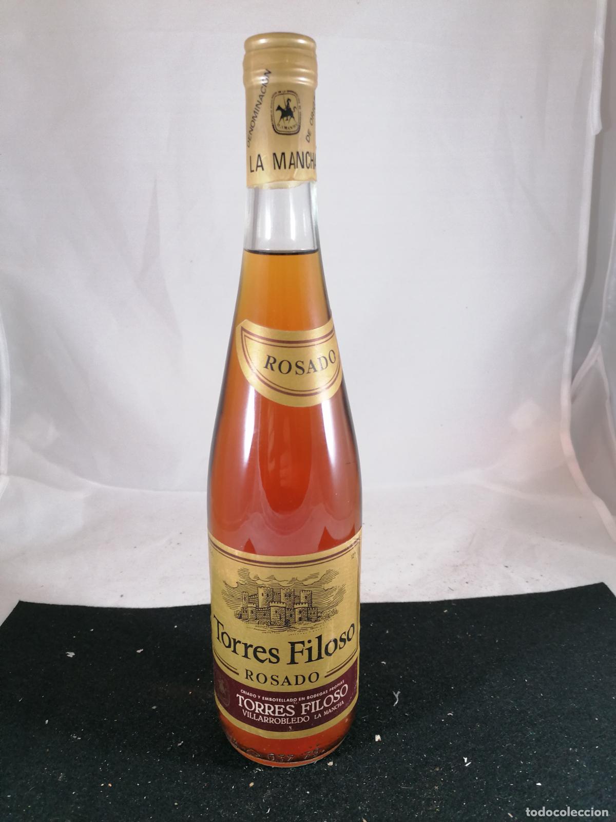 Collezionismo di vini e liquori: BOTELLA VINO ROSADO TORRES FILOSO VILLARROBLEDO LA MANCHA