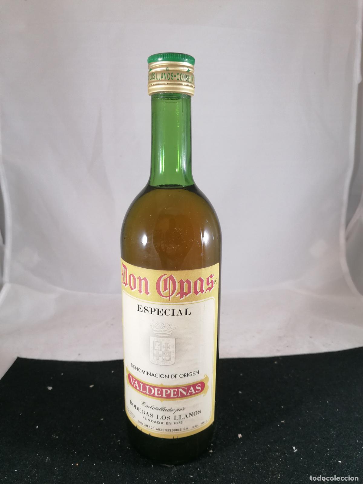 Sammlung von Weinen und Lik&ouml;ren: BOTELLA VINO ESPECIAL DON OPAS BODEGAS LOS LLANOS VALDEPE&Ntilde;AS