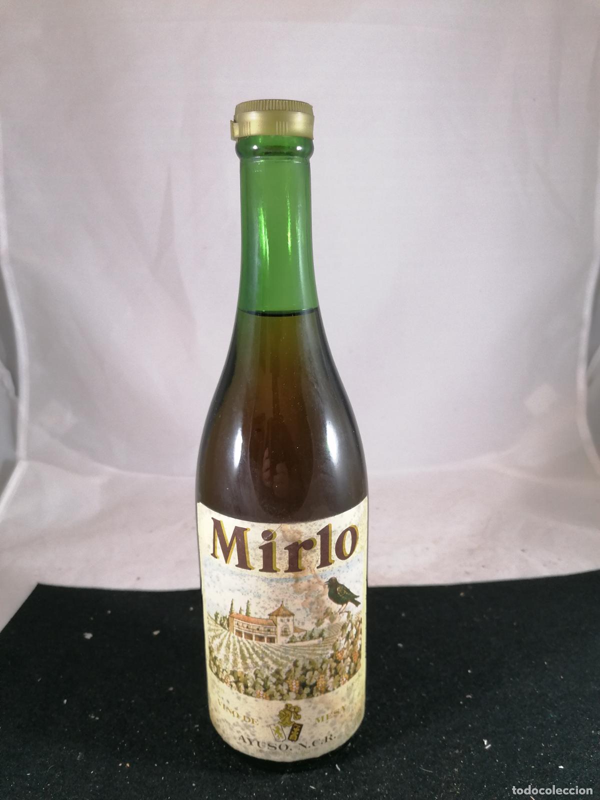 Sammlung von Weinen und Lik&ouml;ren: BOTELLA VINO DE MESA MIRLO AYUSO VILLARROBLEDO LA MANCHA