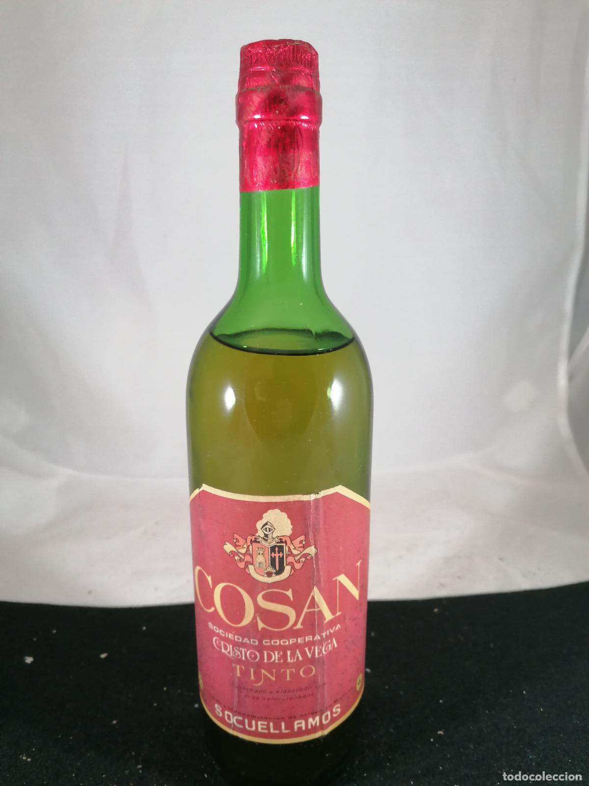 Sammlung von Weinen und Lik&ouml;ren: BOTELLA VINO TINTO COSAN COOPERATIVA CRISTO DE LA VEGA SOCUELLAMOS LA MANCHA