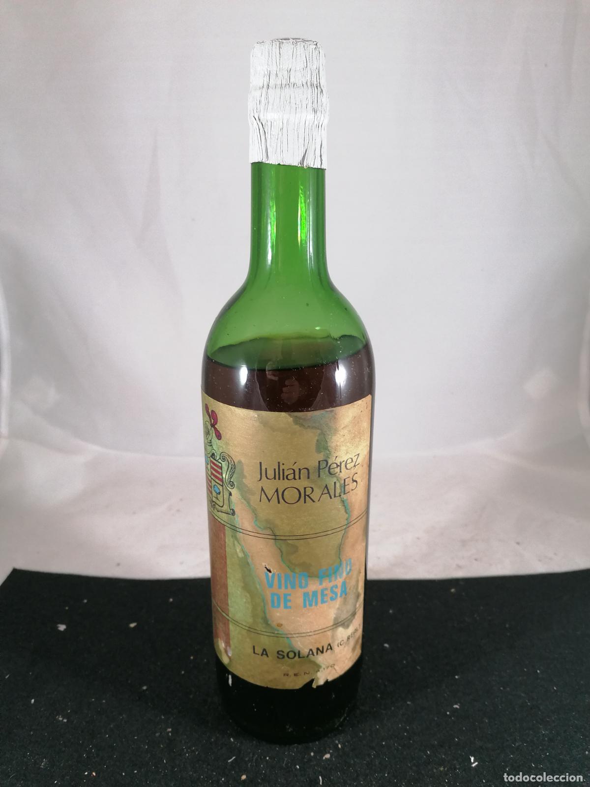 botella vino fino de mesa julian perez morales - Compra venta en  todocoleccion