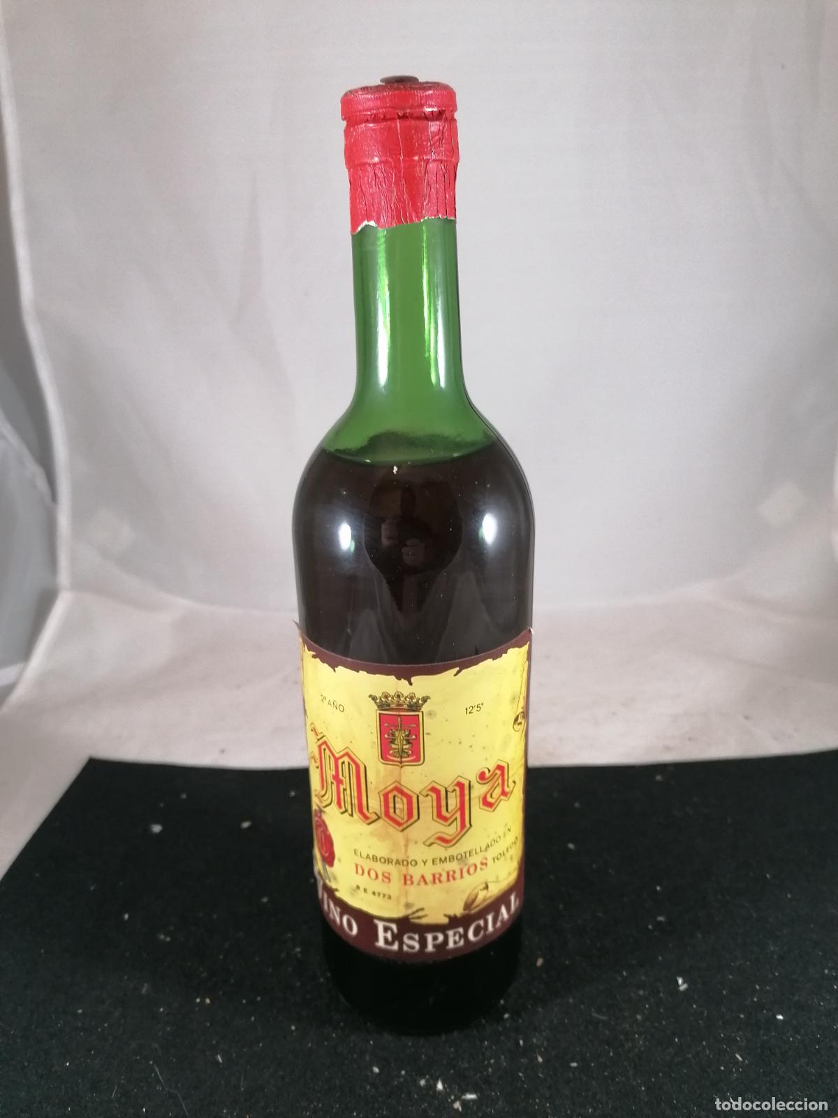 Sammlung von Weinen und Lik&ouml;ren: BOTELLA VINO ESPECIAL 2&ordm; A&Ntilde;O MOYA DOS BARRIOS TOLEDO LA MANCHA