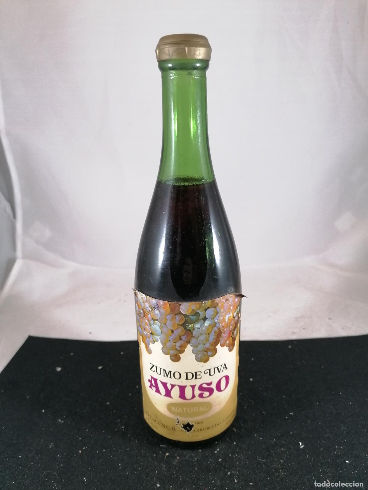 Sammlung von Weinen und Lik&ouml;ren: BOTELLA VINO ZUMO DE UVA NATURAL AYUSO VILLARROBLEDO LA MANCHA