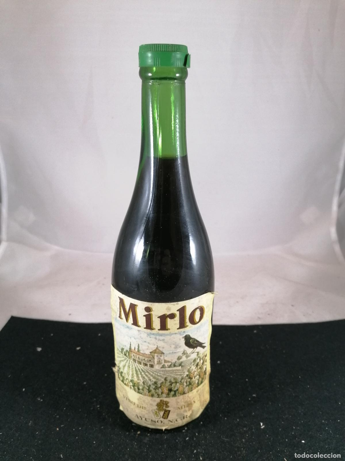 Sammlung von Weinen und Lik&ouml;ren: BOTELLA VINO DE MESA MIRLO AYUSO VILLARROBLEDO LA MANCHA