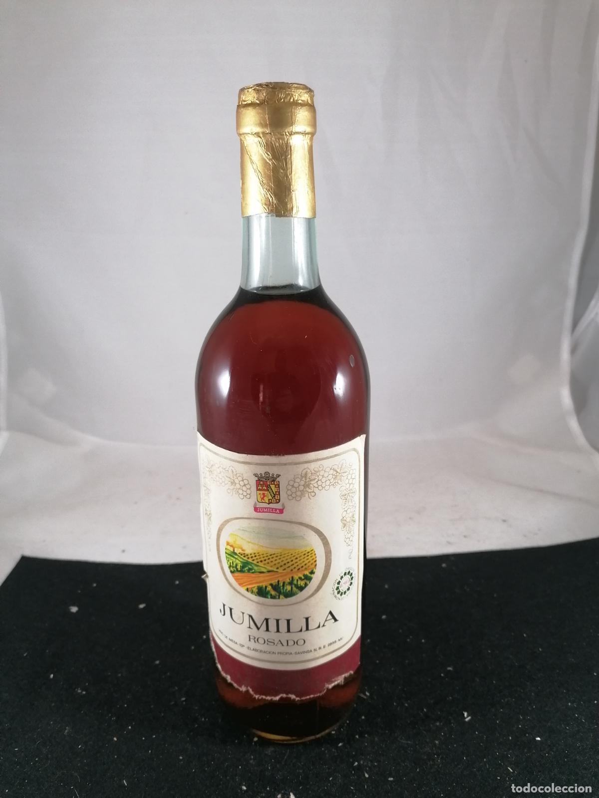 Collection of wines and liquors: BOTELLA VINO DE MESA ROSADO SAVINSA JUMILLA