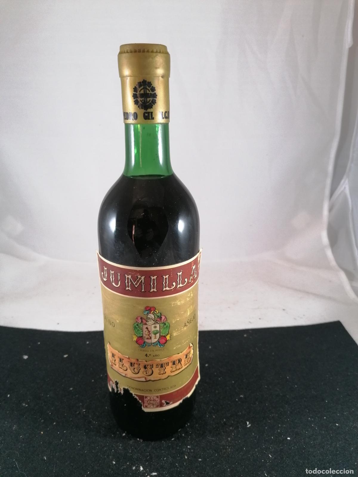 Sammlung von Weinen und Lik&ouml;ren: BOTELLA VINO A&Ntilde;EJO 4&ordm; A&Ntilde;O ILUSTRE ROBLE PEDRO GIL JUMILLA