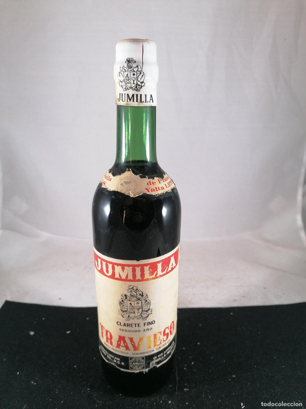 Sammlung von Weinen und Lik&ouml;ren: BOTELLA VINO CLARETE FINO 2&ordm; A&Ntilde;O ITRAVIESO PEDRO GIL JUMILLA