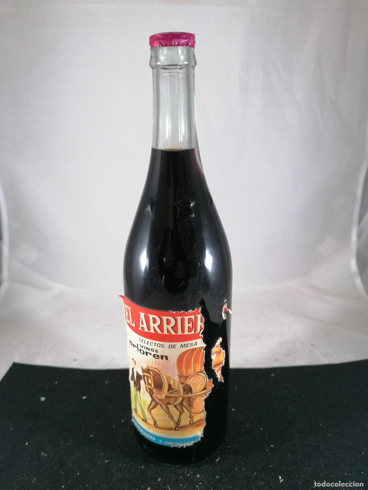 Collection of wines and liquors: BOTELLA VINO EL ARRIERO VINOS ARLOREN TORREAGUERA MURCIA