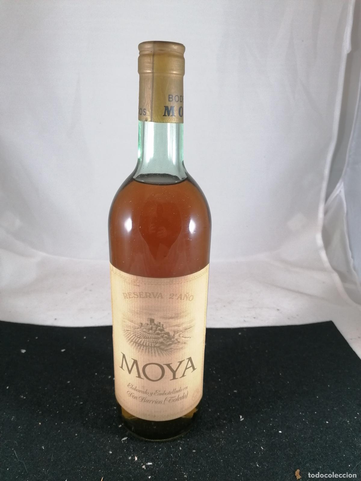 Collezionismo di vini e liquori: BOTELLA VINO RESERVA 2&ordm; A&Ntilde;O MOYA LOS BARRIOS TOLEDO