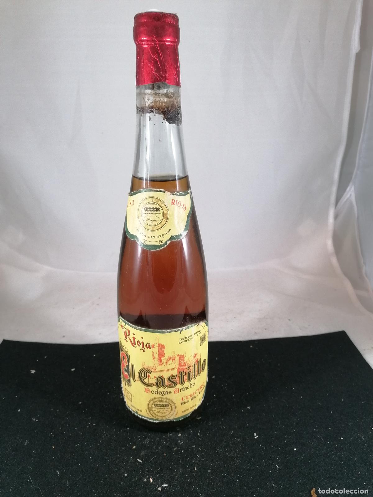 Sammlung von Weinen und Lik&ouml;ren: BOTELLA VINO EL CASTILLO 1973 BODEGAS ARTACHO CENICERO RIOJA